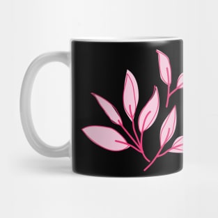 Sketchy Pink Flower Mug